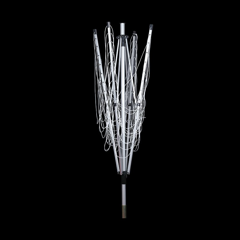 4 arm 60m outdoor aluminum folding clothesline