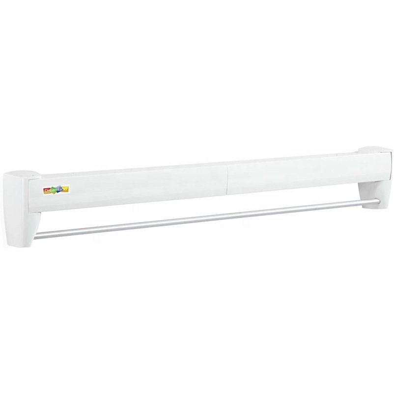 space saving clothesline Wall mount retractable clothes drying rack Collapsible dryer rack outdoor indoor