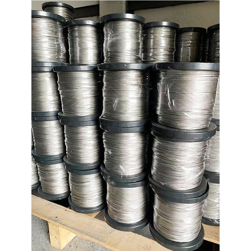 Hardware material stainless steel 304 316 wire rope good quality stainless steel wire rope
