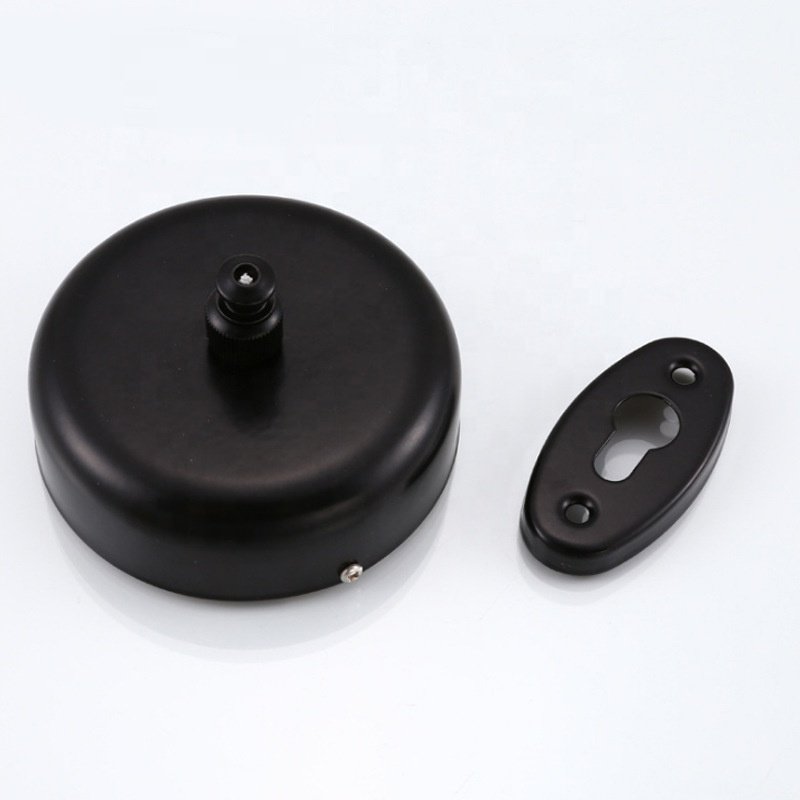 Stainless Steel Black Round Retractable Clothline Wall Mounted Clothes Hanger Line