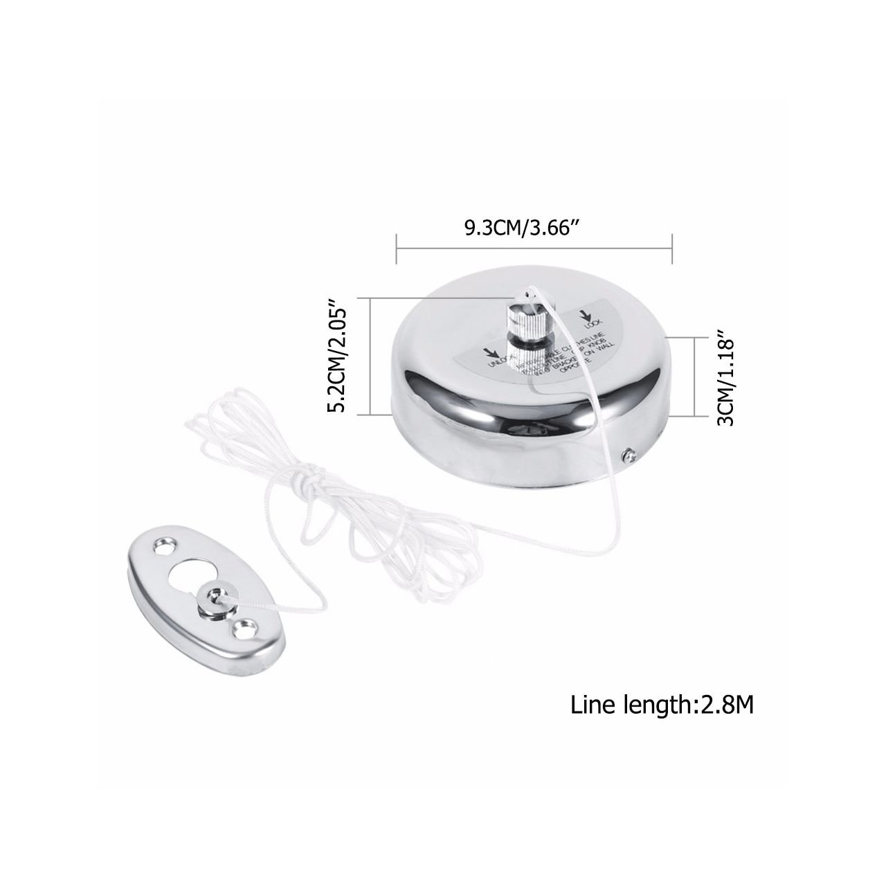 2023 New Retractable Cloth Line Wall Mounted Space Saving Hanging Drying Line Cloth Line For Clothes Ropes