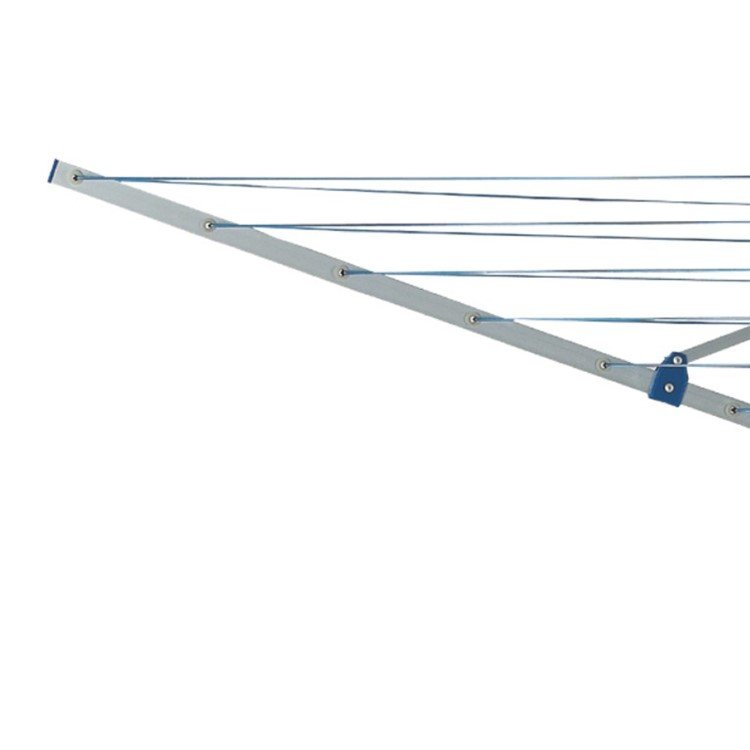 WIREKING 30M 3 Arms Aluminum Foldable Clothes Adjustable Laundry Racks Rotary Outdoor Umbrella Drying Rack