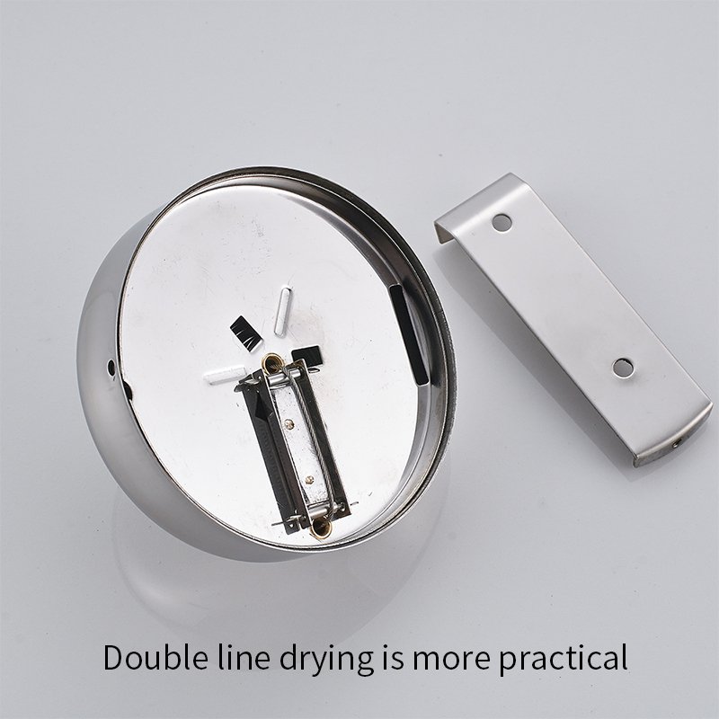 Stanles Steel Wall Drying Rack No Punching Yafei7113 Dry Cloth Line Laundry Clothes Drying Washingline