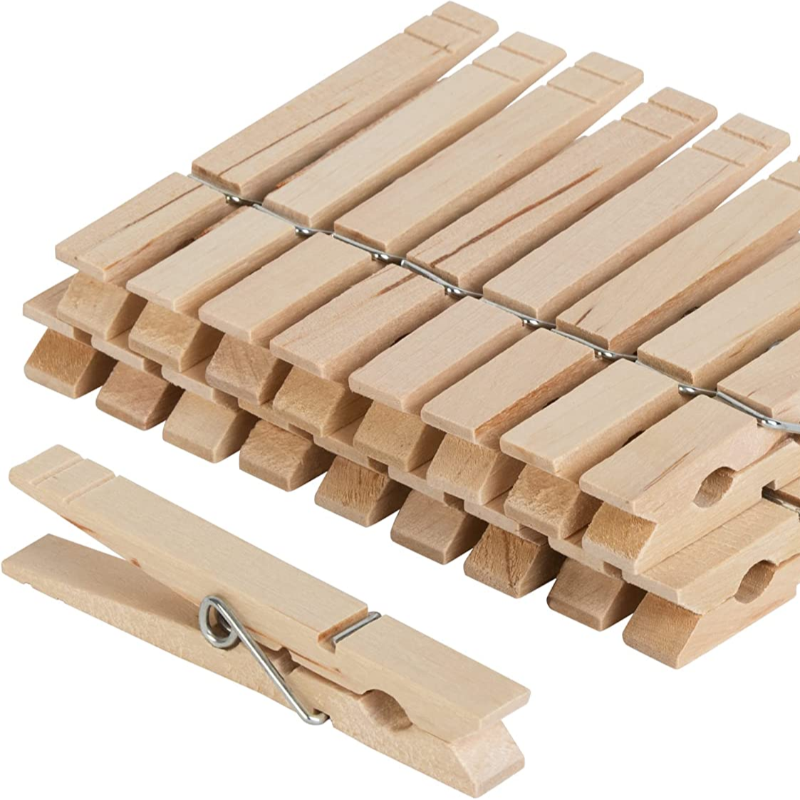 Non-stained hardwood dowel pins Closed wire springs Drying Hanging Clothing Laundry & Linens - Home