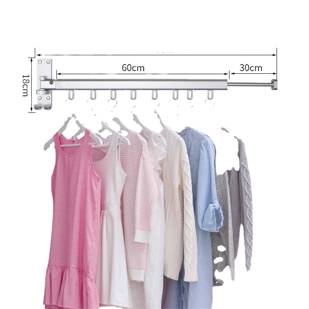 2022 New Upgrade Upturned Folding Clothes Rack New Clothes Drying Rack Three-layer Retractable Clothes Rack Black Clothesline