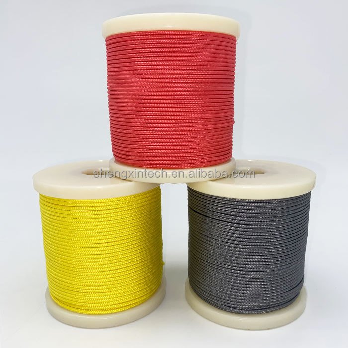 High Strength UHMWPE fiber cord for Outdoor Camping Lanyard Rope, Campsite Clothesline Hanger, Windproof Hang Cord