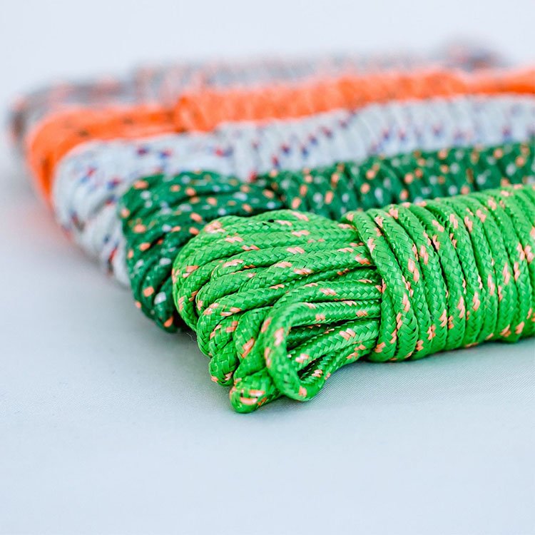 premium twisted clothesline polyester rope tent climbing nylon braided rope