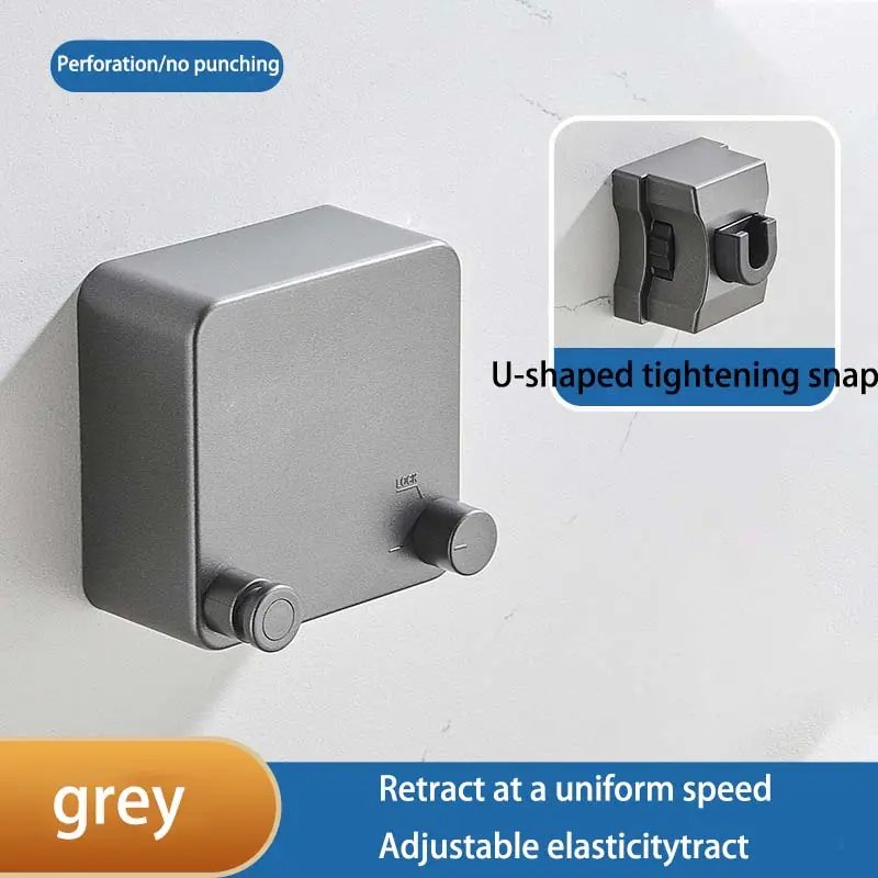 NEW Retractable Clothesline SUS304 Stainless Steel Clothes Dryer with Adjustable Stainless Steel Rope String Heavy Duty