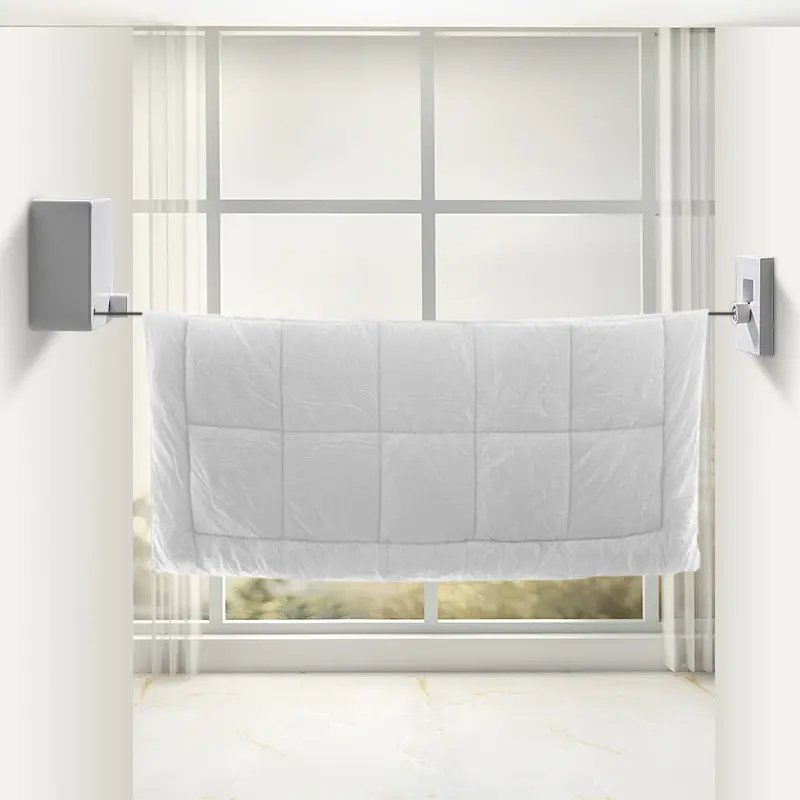 NEW Retractable Clothesline SUS304 Stainless Steel Clothes Dryer with Adjustable Stainless Steel Rope String Heavy Duty