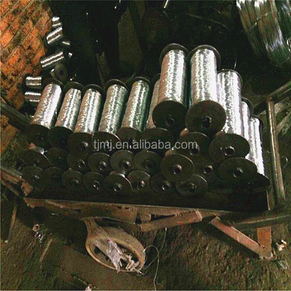 Rough and hard galvanized steel wire hot dip or electric galvanized steel wire rope Gi line iron factory manual clothesline