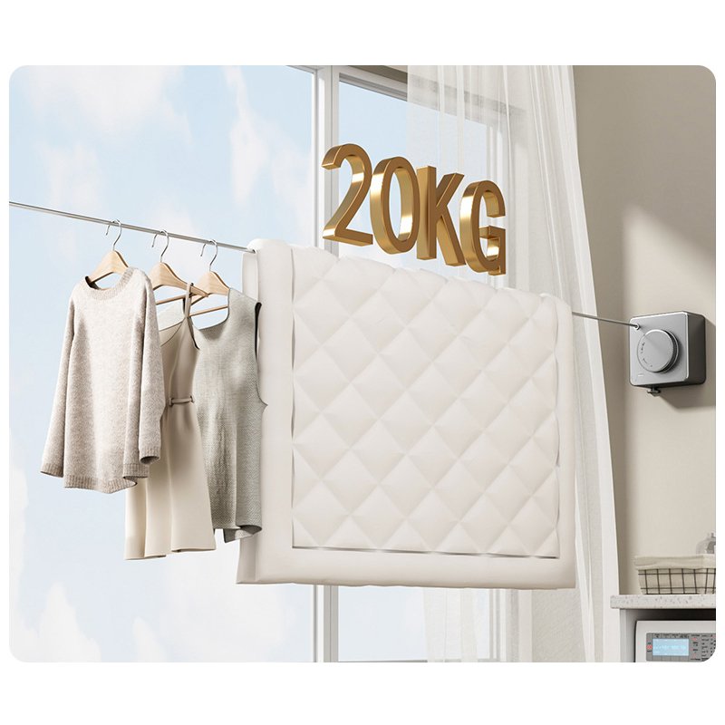 OWNSWING Drying Clothes Retractable Clothesline House multipurpose Clothesline Drying Rack Wall Rope For Drying Clothes