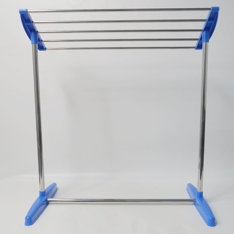 Tw119 Iron Laundry Clothesline Retractable Cloth Hook Drying Rack Folding Portable Towel Dryer
