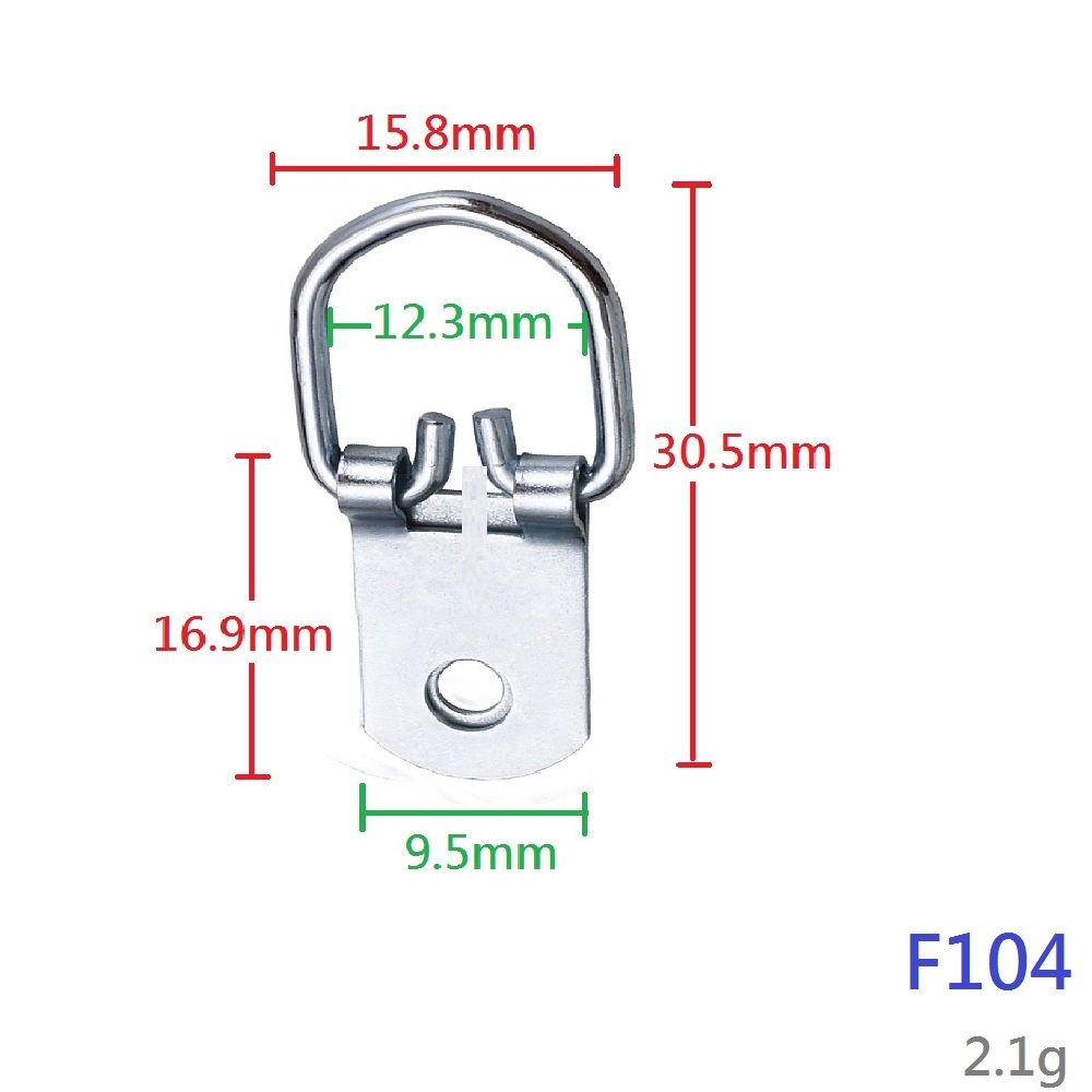 Heavy Duty Zinc Picture Frame Hanger D Ring Hook