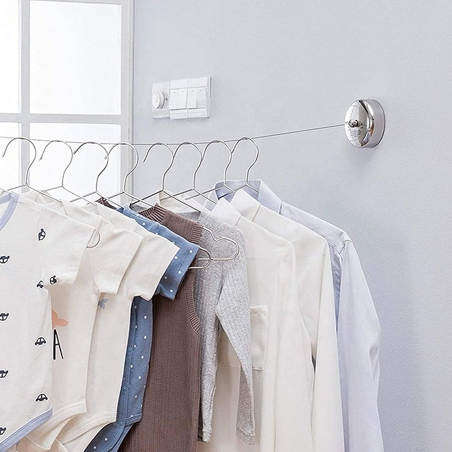 Hot Selling Clothesline Extendable Clothes Durable Heavy Duty Adjustable Retract Clothesline for Indoor Outdoor Laundry Room