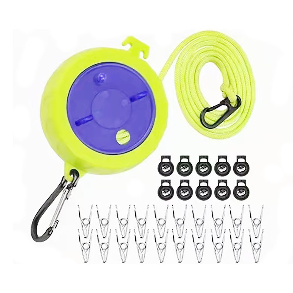 Camping Retractable portable Adjustable 26ft 8M 10M Clothesline Extended thickened polyester outdoor Balcony Drying Quilt