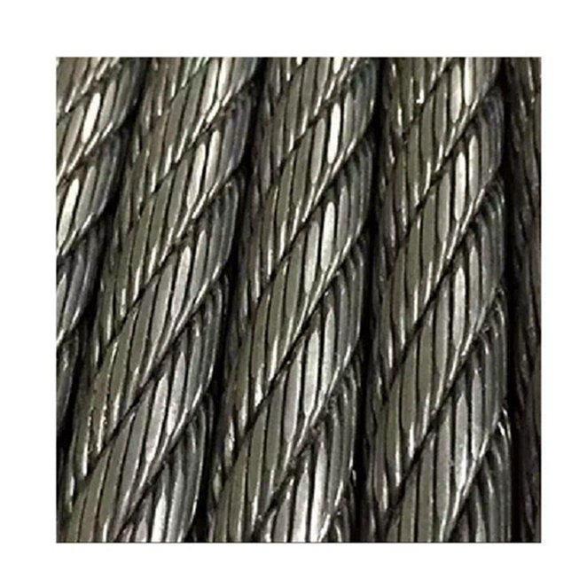 Coated Flexible Wire Rope Soft Cable Transparent Stainless Steel Clothesline Diameter galvanized steel wire