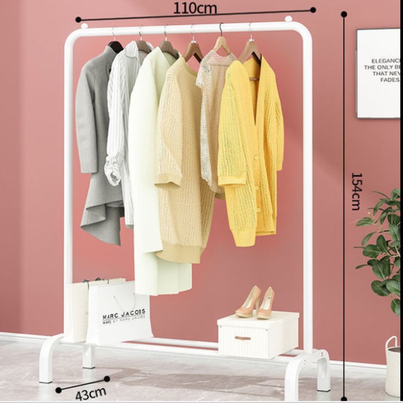Metal Hanging Holder Hanger Multiple Function In The Showroom Rod Portable Stainless Steel Cloth Rack