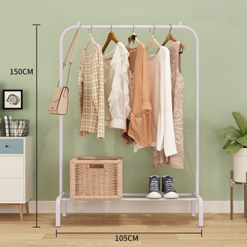 Metal Hanging Holder Hanger Multiple Function In The Showroom Rod Portable Stainless Steel Cloth Rack