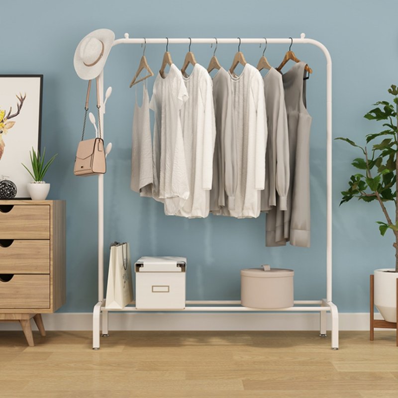 Metal Hanging Holder Hanger Multiple Function In The Showroom Rod Portable Stainless Steel Cloth Rack