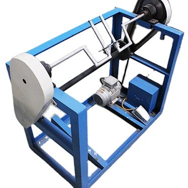 Semi-automatic rope hank winder braided clothesline winding hank machine