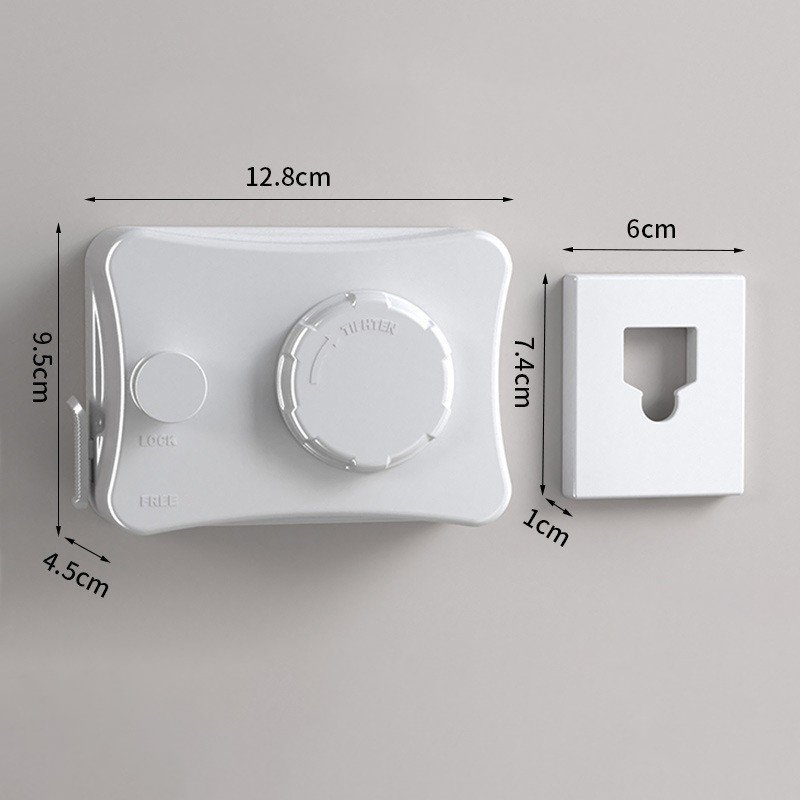 5.1M Wall Mounted Steel Wire Retractable Balcony Shrinkable Clothes Line Indoor Outdoor Clothesline