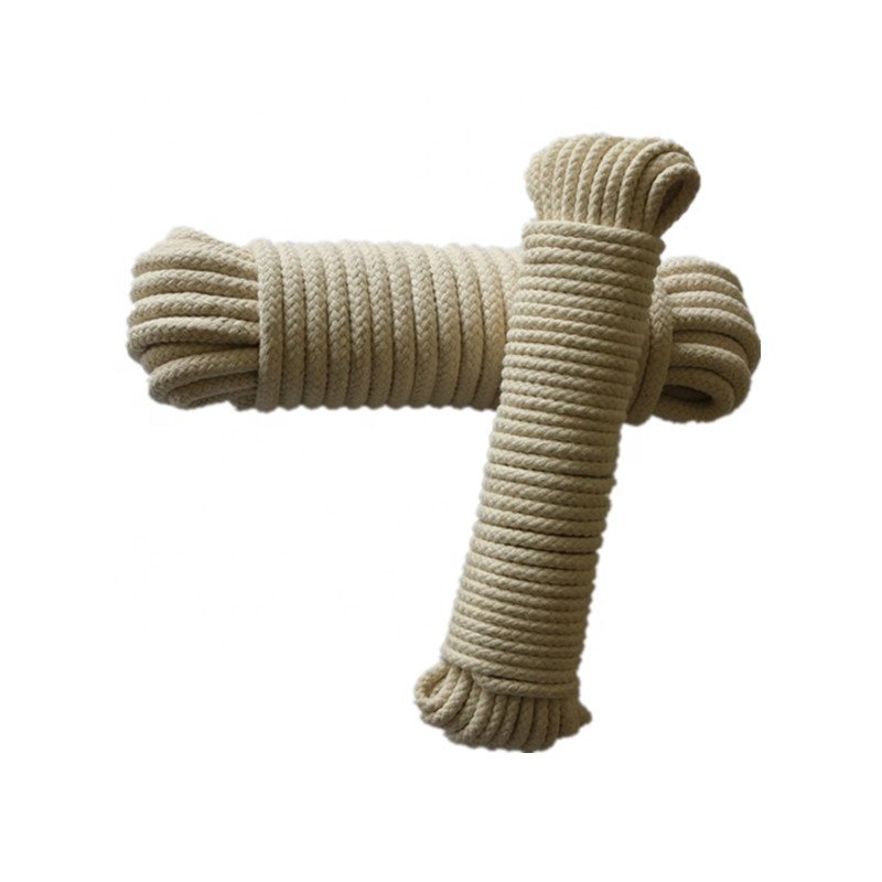 Cotton Rope, 7/32-Inch Cotton 16 strands braided rope for Clothesline 100