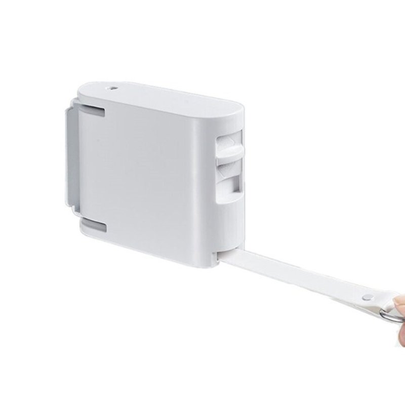Indoor Retractable Wall Mounted Washing Line Clothesline 2m Retractable Clothesline Space Saving Wall Mounted folding