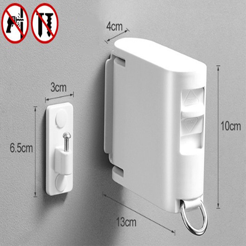 Indoor Retractable Wall Mounted Washing Line Clothesline 2m Retractable Clothesline Space Saving Wall Mounted folding