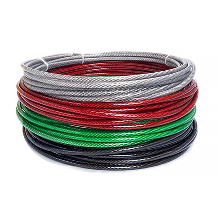 7x7 Pvc Coated Galvanized Steel Wire Rope For Clothesline Wholesale
