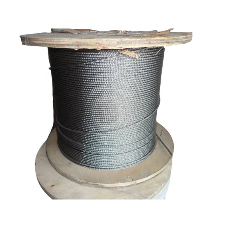 High Toughness 304 construction wire rope 7x19 3mm Stainless Steel Wire Rope for Tow hoisting clothesline