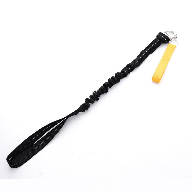 High Quality Durable Camping Accessories Clothesline Khaki Brown Outdoor Camping Canopy Lanyard Leather Camping Hiking Products