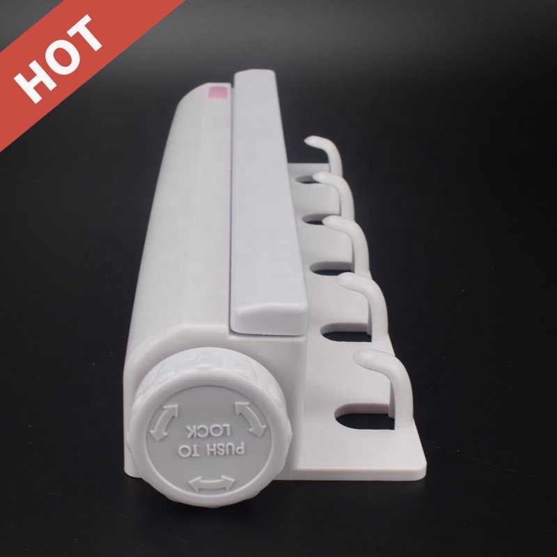 Hot Selling 5-wire Retractable Simple Wall-Mounted Clothesline for Home