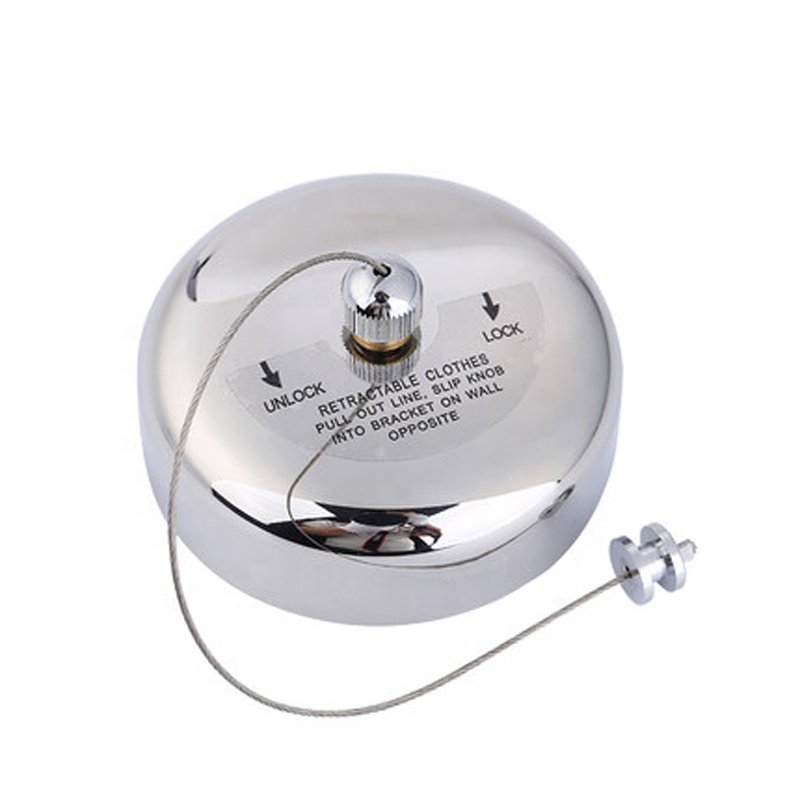 Balcony Wall Mounted Steel Wire Wall Hanger Outdoor Retractable Clothes Line