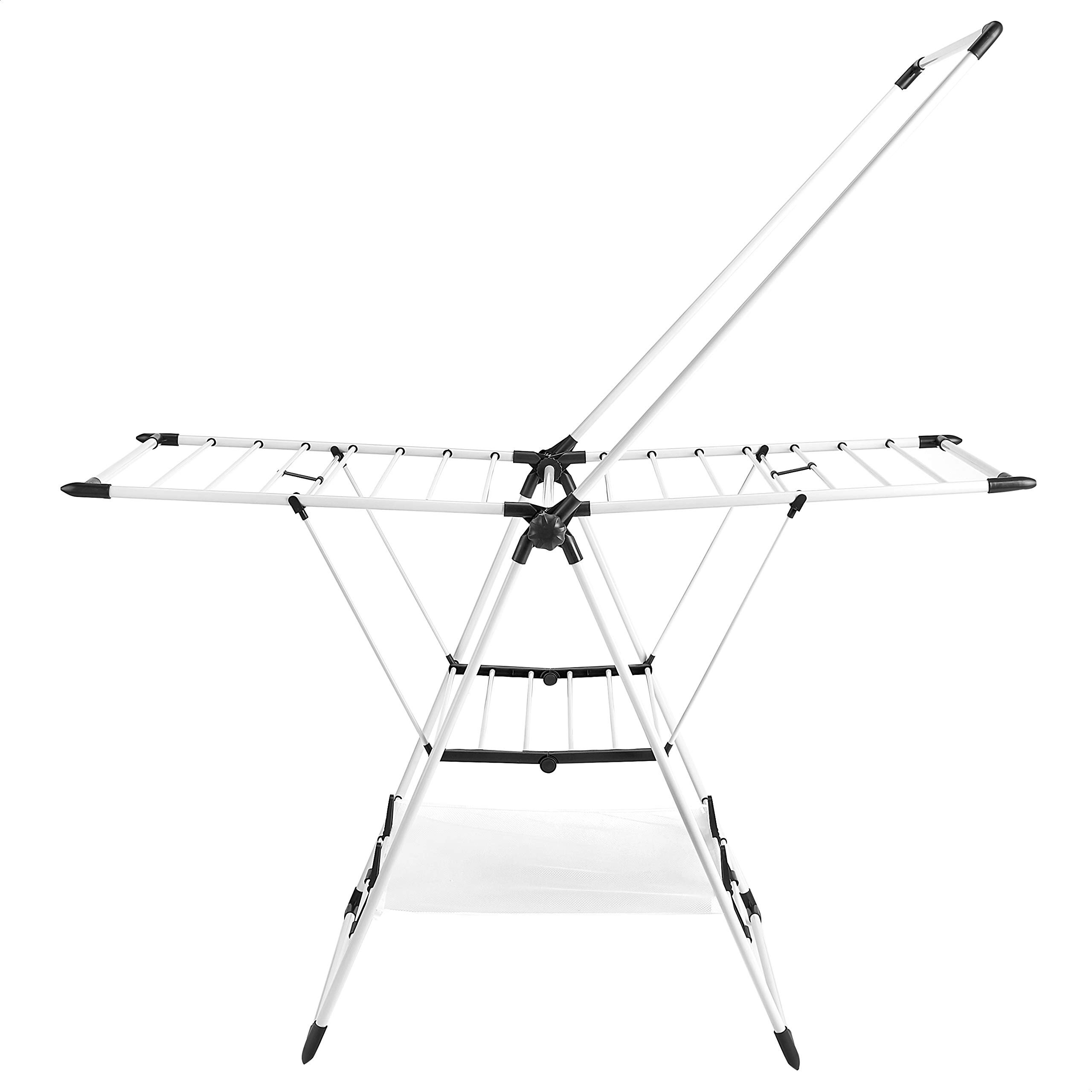 Indoor Laundry Retractable PP Iron Washing Line Clothes Drying Rack Clothesline