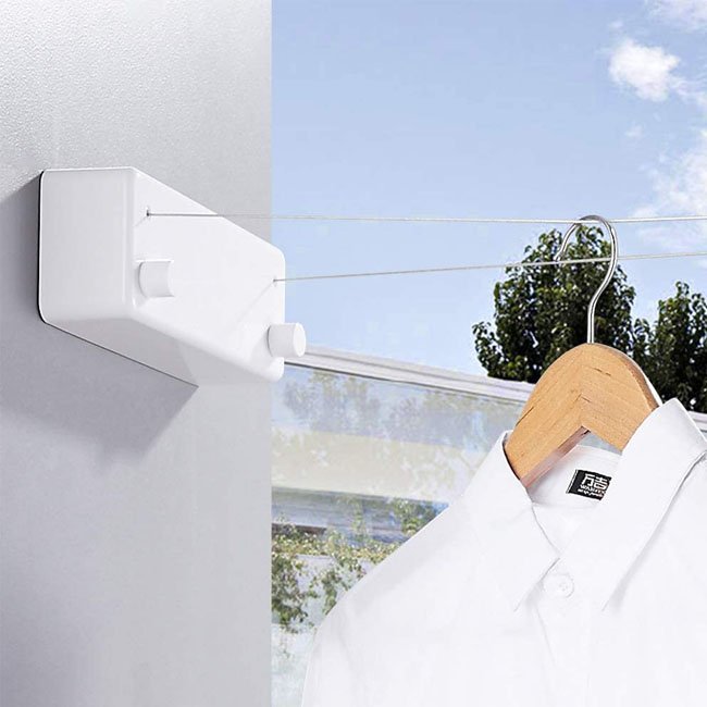 Retractable Clothesline Indoor Clothes Lines Heavy Duty Retracting Retractable Laundry Line