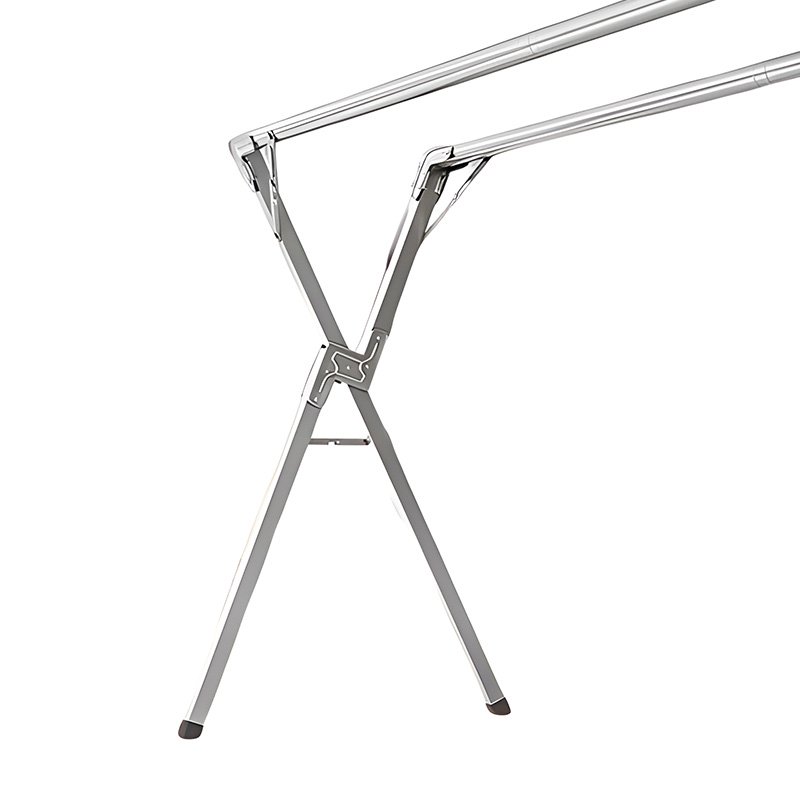 High quality High-performance Security 1.6m Balcony Indoor Foldable Floor-Standing Clothes Drying Rack