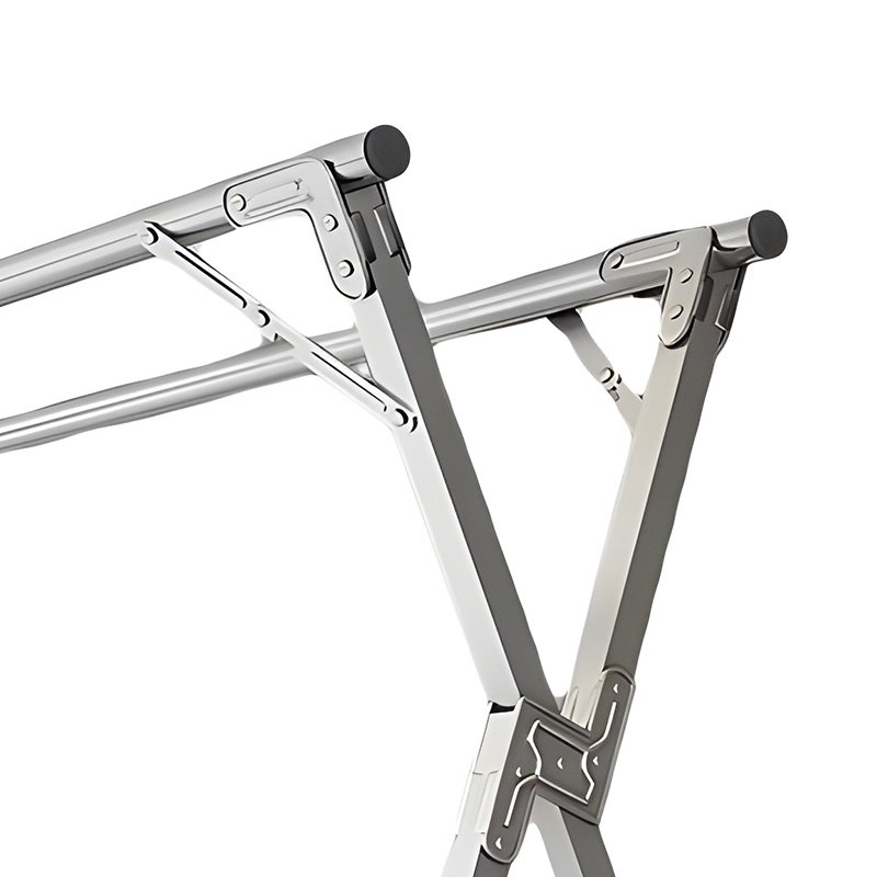High quality High-performance Security 1.6m Balcony Indoor Foldable Floor-Standing Clothes Drying Rack