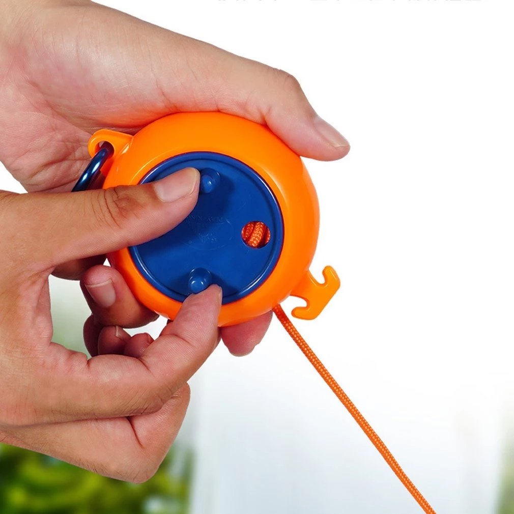 ABS Portable Windproof Laundry Automatic Retractable Extend ClothesLine 26ft Travel Camping Nylon No Slip Clothesline
