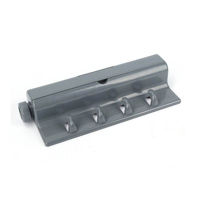 Wall Clothesline 4 Line Folding Retractable Clothesline With Hooks