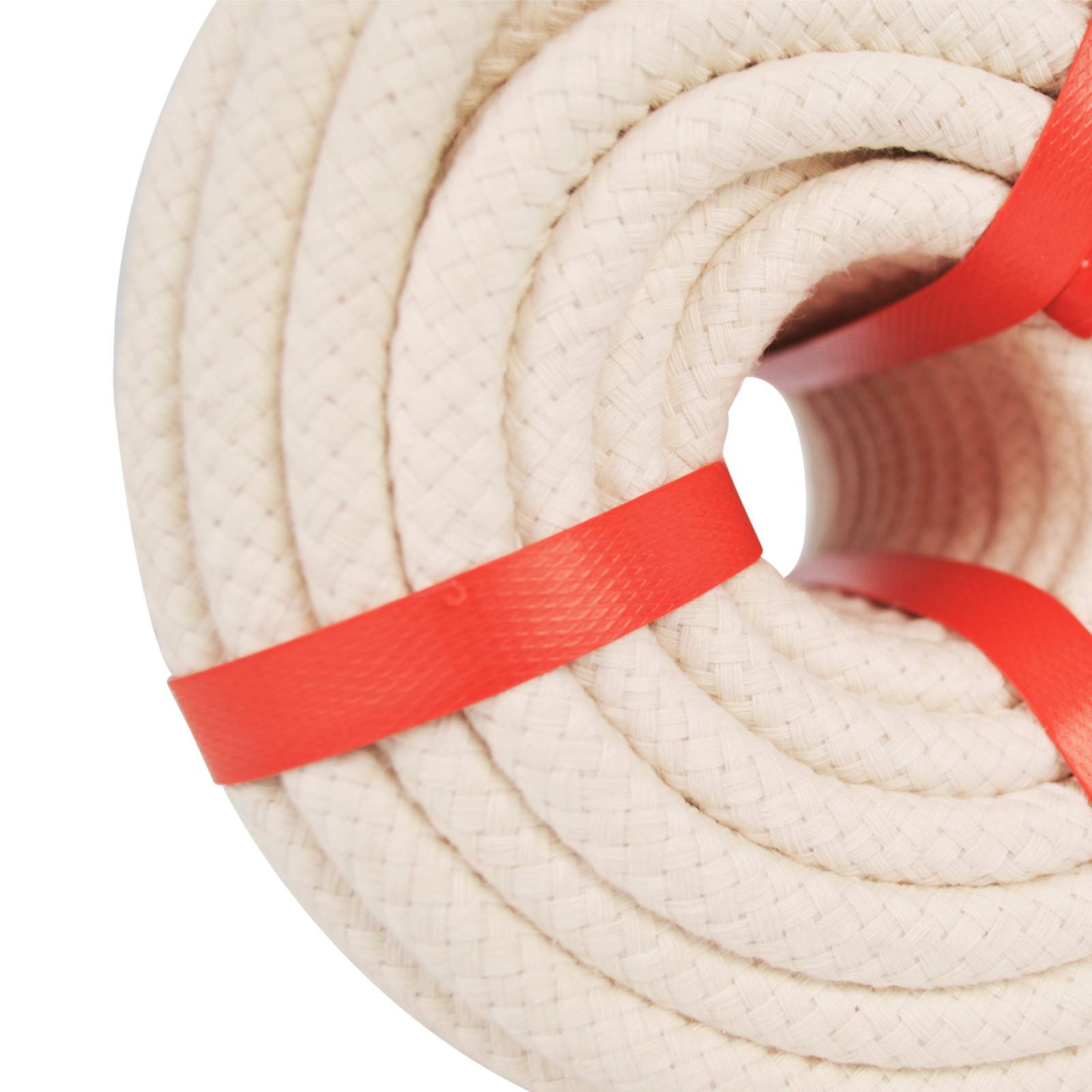Wholesale Strong Thick Soft Natural Premium 12mm Clothesline Solid Braid Cotton Rope