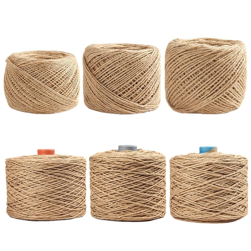 hemp rope diy high quality handmade rope natural thickness craft decoration tag binding ropes