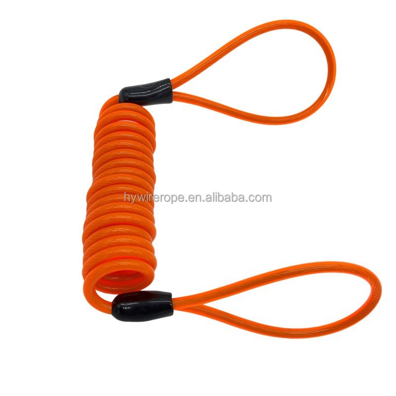 Multi Function Anti-Theft Rope Stretched Thin Steel Wire Rope Clothesline for Bike Bicycle Luggage Lock Padlock 1.2 M
