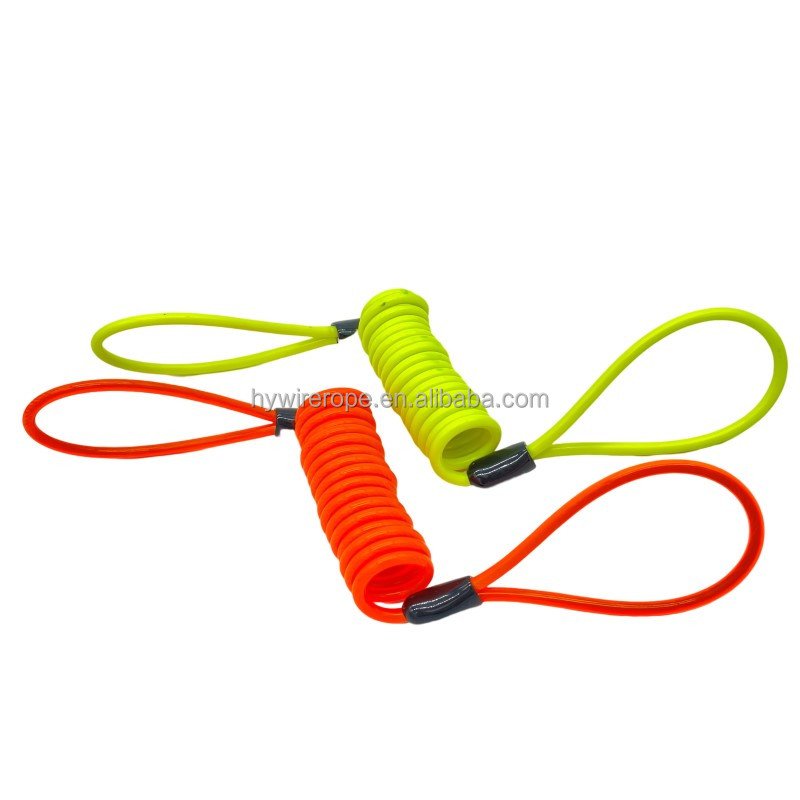Multi Function Anti-Theft Rope Stretched Thin Steel Wire Rope Clothesline for Bike Bicycle Luggage Lock Padlock 1.2 M