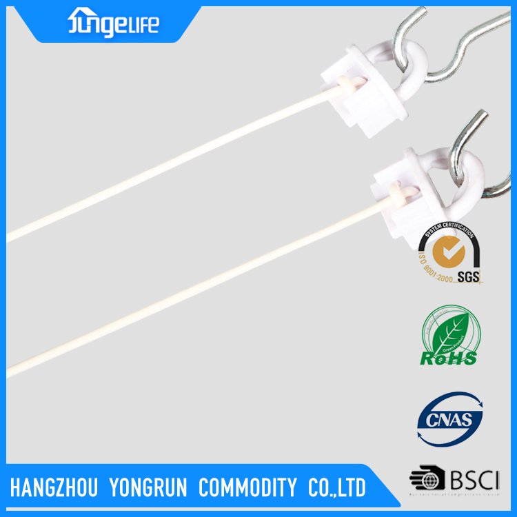 Varal Double Wall Mount Clothesline Retractable Clothes Line