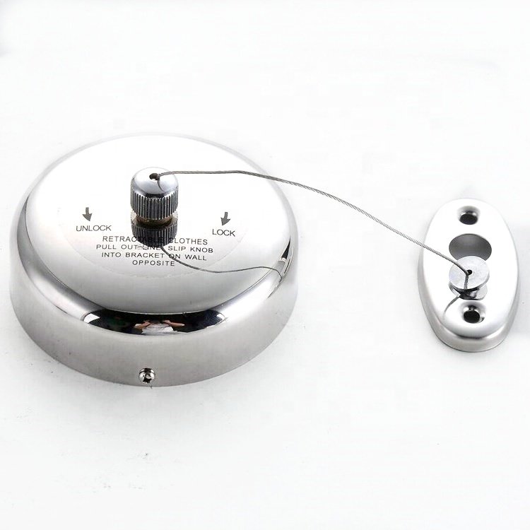 Balcony wall mounted 304 stainless steel 2.5m/2.8m retractable clothesline for outdoor