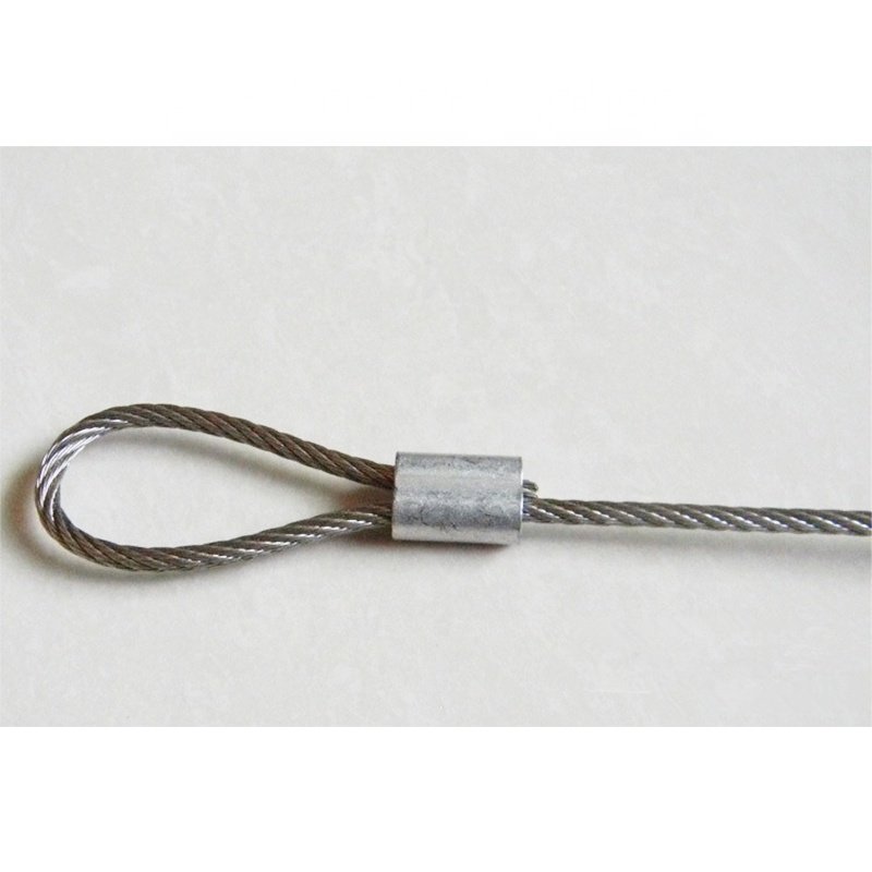 High Quality Stainless Steel Wire Rope Sling Loops Rigging Hardware Marine Application Tension Type wire rope cable sling