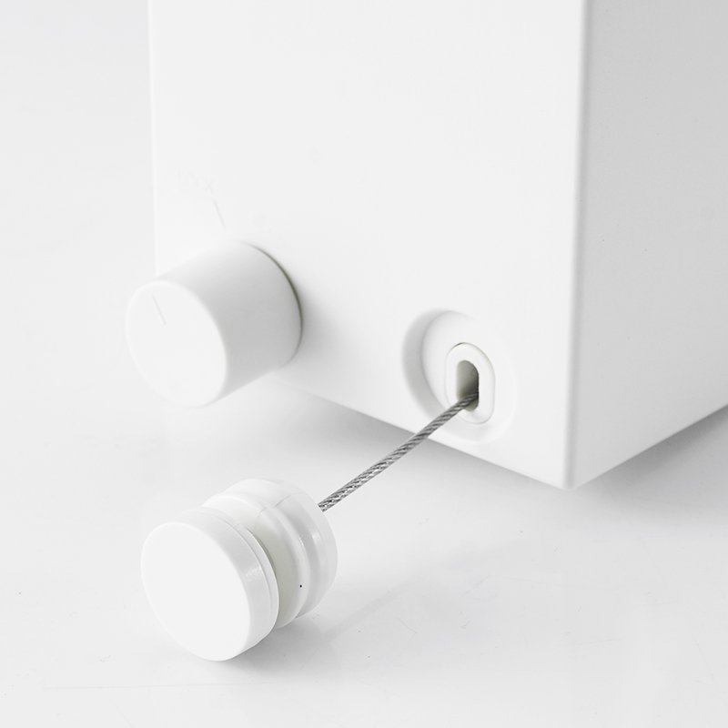 4.2m/165 in ABS Clothes Single lines Wall Mounted Plastic Retractable Clothesline