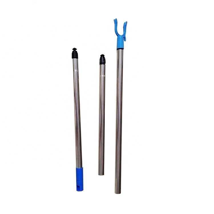 Wholesale Adjustable Stainless Steel Telescoping Clothes Drying Reach Stick Retractable Clothesline Pole For Balcony Use