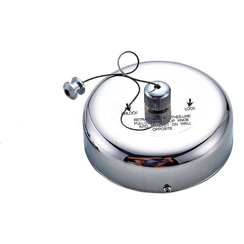 Retractable Stainless Steel Stand Wall Clothesline Clothing Line Dryer Adjustable Nylon Core