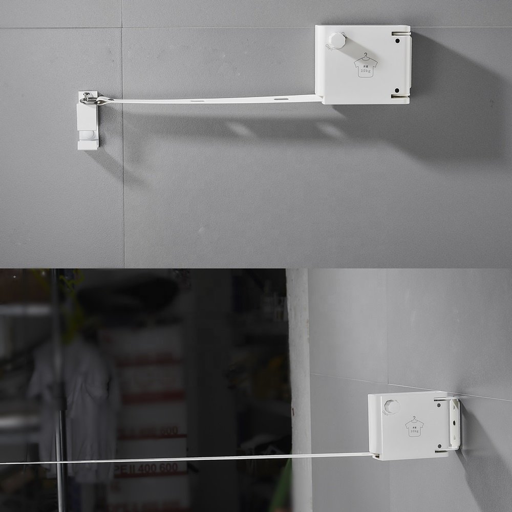 2.7m Bathroom Laundry Hotels Hanging Drying Retractable Clothesline